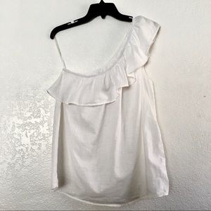 White off the shoulder top